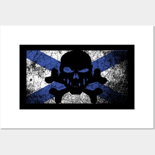 Vintage Nova Scotia Skull Flag Posters and Art